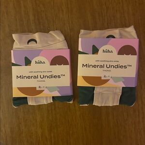 2 PAIRS BRAND NEW huha mineral thong - peach/nude NWT